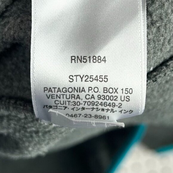 Patagonia Synchilla Snap T Fleece Sweater Women Medium Gray Tiffany 25455 SOFT - Picture 6 of 8